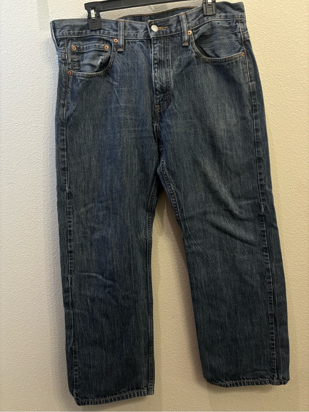 Levi's Straight Leg Dark Blue Jeans